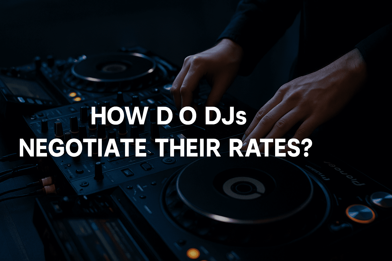 How Do DJs Negotiate Their Rates? - Good Time DJ