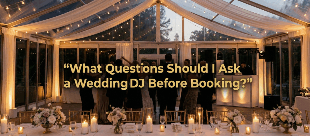 Professional Wedding DJ near me
